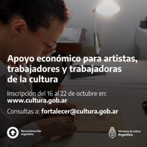 Se-abre-la-inscripción-a-Fortalecer-Cultura-ministerio-de-cultura-argentina-16-10-20