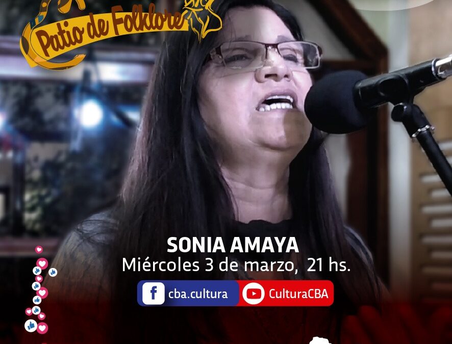 Sonia Amaya en «patio de folkclore» de Agencia Córdoba Cultura