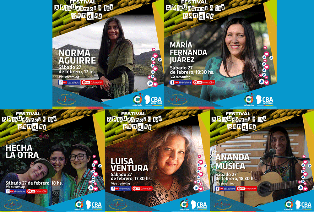 Mira online las presentaciones del festival «Aplaudamos a las Bandas» (2021)