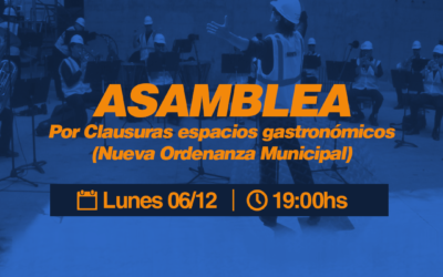 Asamblea Por Clausuras (Nueva Ordenanza Municipal)