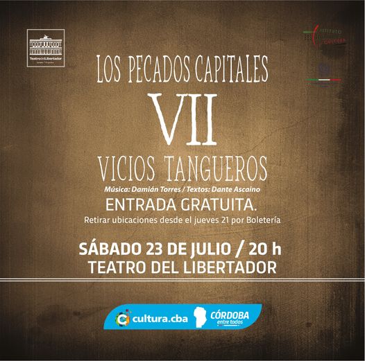 Los pecados capitales VII vicios tangueros