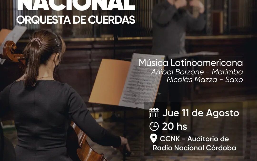 Música en nacional orquesta de cuerdas