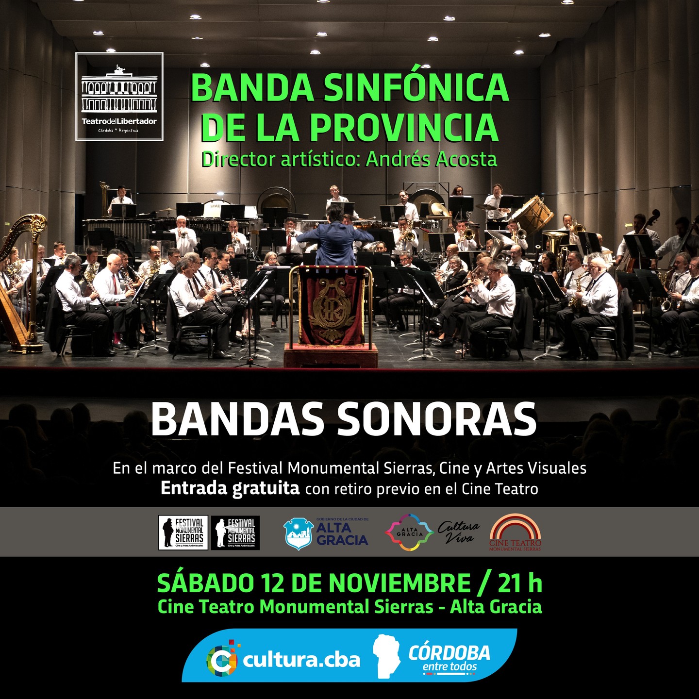 banda-sinfonica-de-la-provincia-director-artistico-andres-acosta-bandas-sonoras-cine-teatro-monumental-sierras-alta-gracia