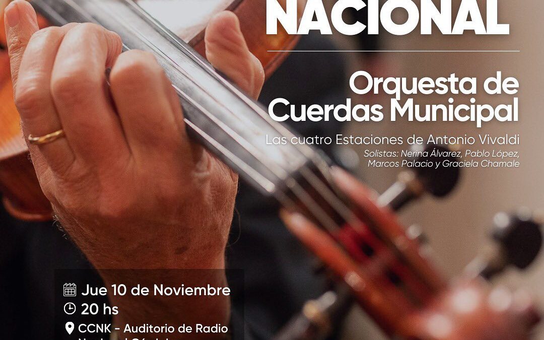 Música en nacional (Orquesta de Cuerdas Municipal)