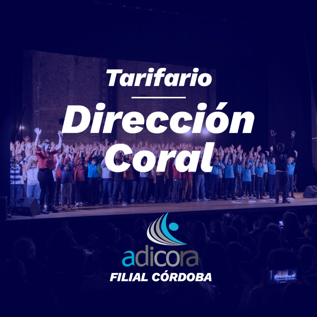 Calculadora Oficial de Tarifario para Dirección y Actividad Coral - Sindicato de Músicos de la provincia de Córdoba – ADICORA Córdoba